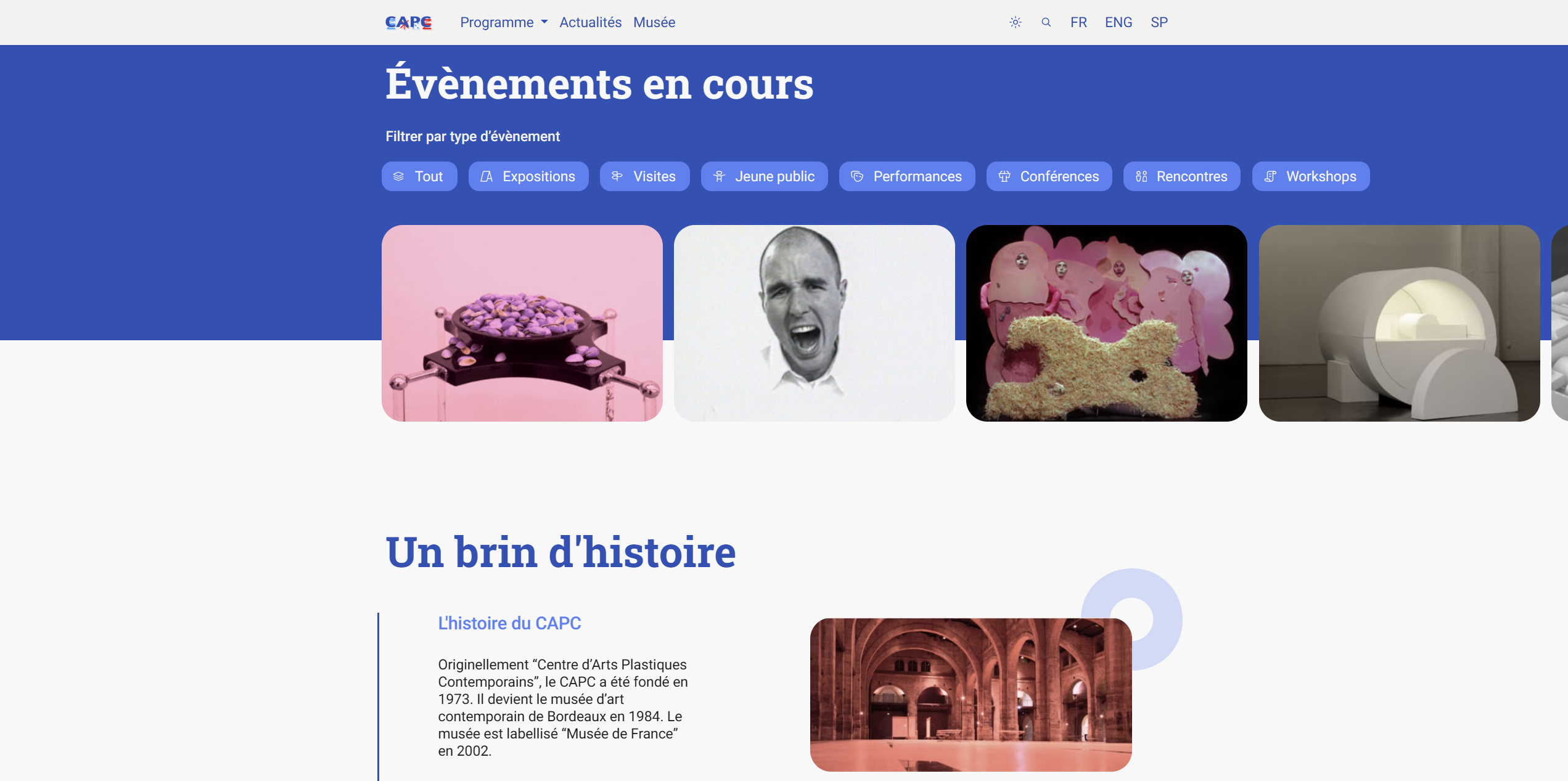 CAPC Evenement