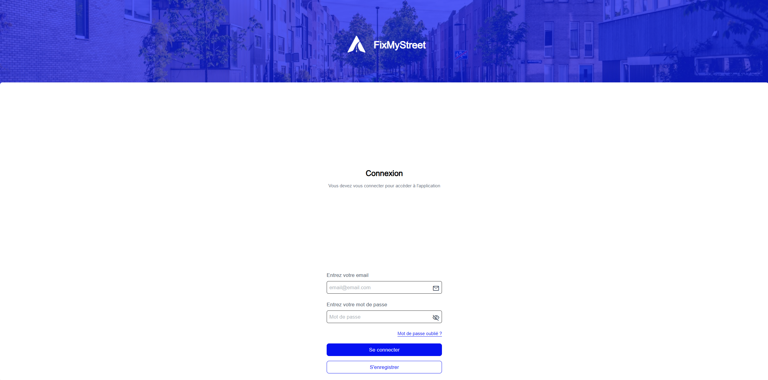 FixMyStreet Login