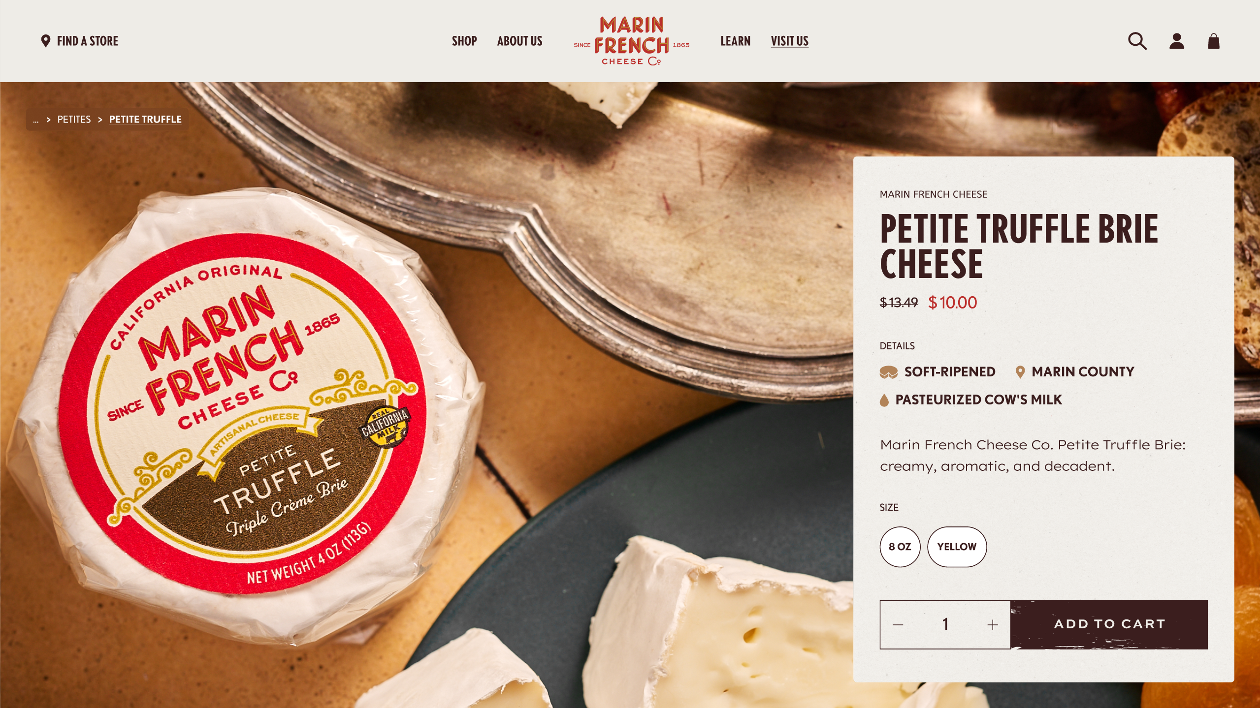Marin French Cheese Single Product