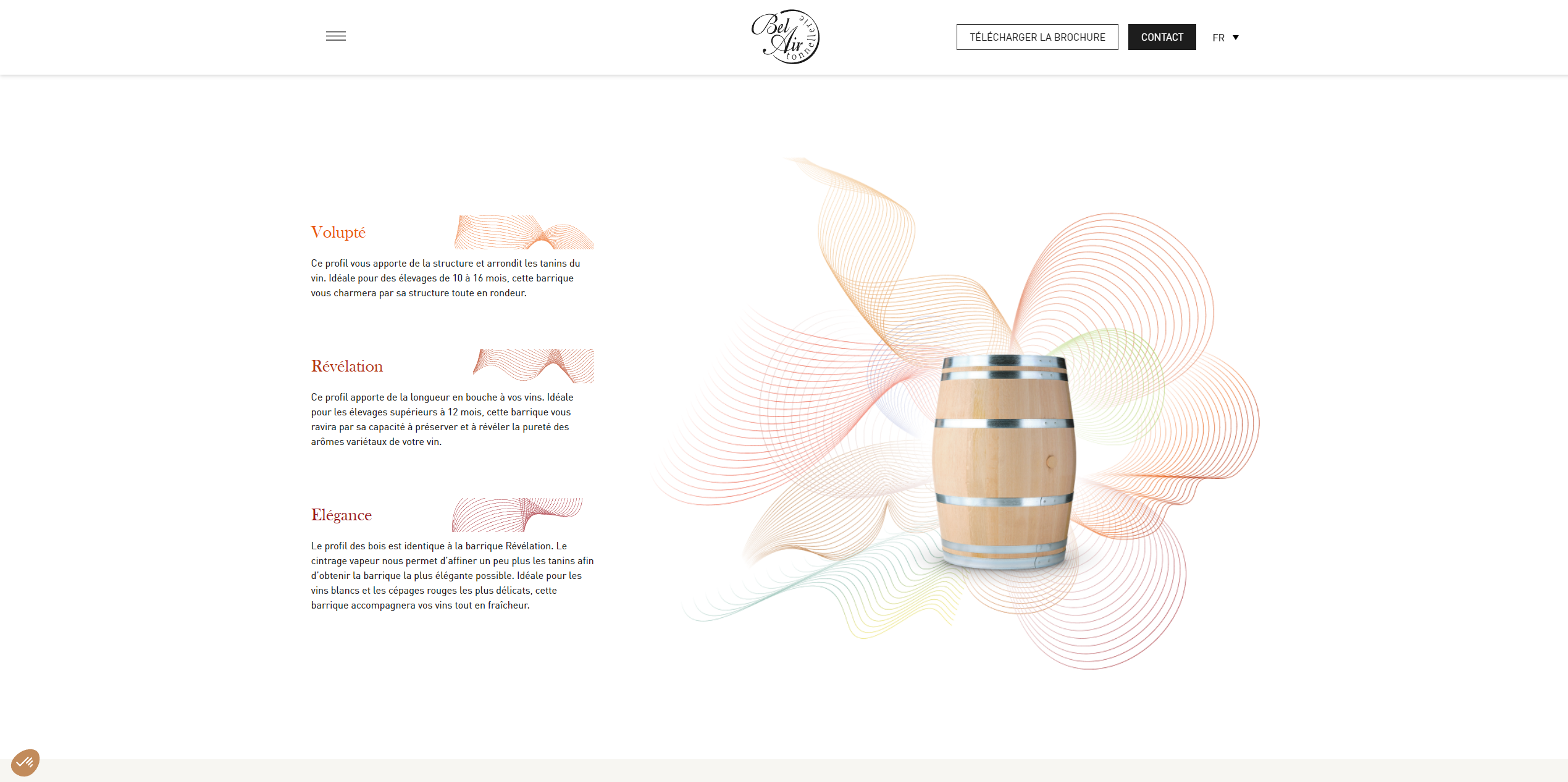 Tonnellerie Bel Air Gamme